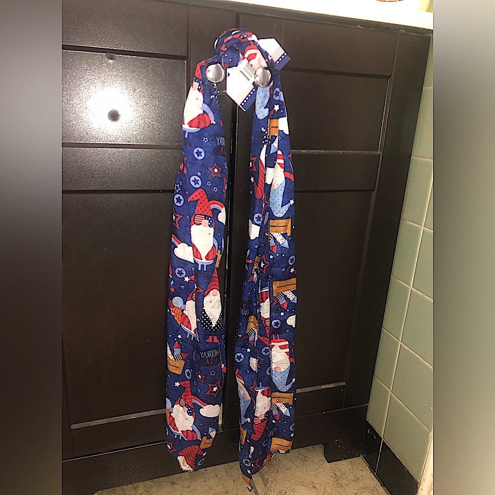 Gnome Fourth of July Scarf